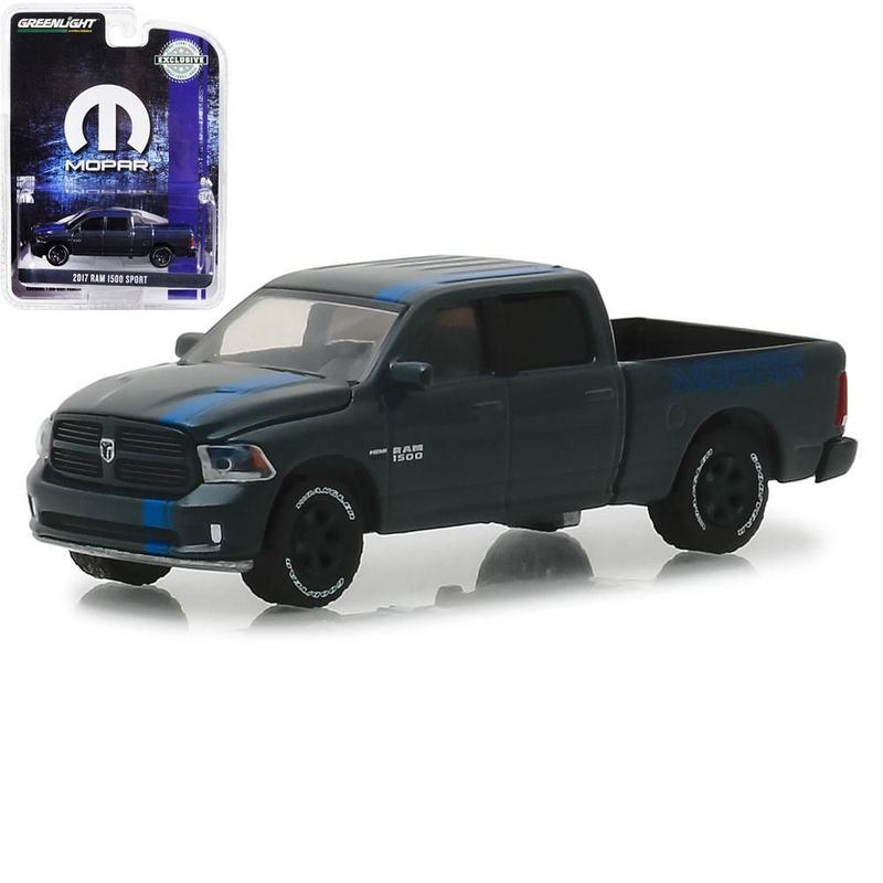 1/64 GREENLIGHT 2017 RAM 1500 SPORT トレーラ Miniatura Mopar Dodge Ram 1500 Sport 2017 1/64 Greenlight